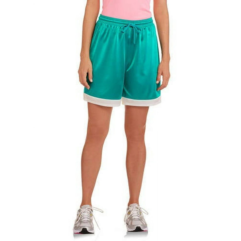 Women s Colorblock Long Basketball Short Walmart