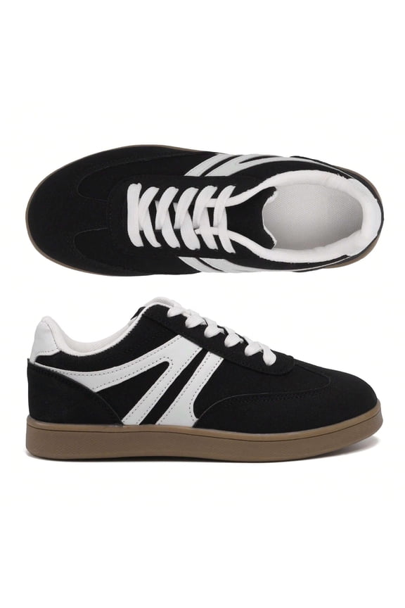 Women's Colorblock Patchwork Sneakers - Modern, Versatile Chunky Running Shoes for Everyday Wear