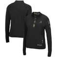 thumbnail image 1 of Women's Colosseum Black Alabama Crimson Tide OHT Military Appreciation Depth Raglan Quarter-Snap Jacket, 1 of 4