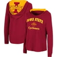 thumbnail image 1 of Women's Colosseum Cardinal Iowa State Cyclones Catalina Hoodie Long Sleeve T-Shirt, 1 of 3