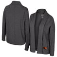 thumbnail image 1 of Women's Colosseum  Charcoal Oregon State Beavers-Dash Cardigan, 1 of 3