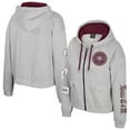 thumbnail image 1 of Women's Colosseum Gray Texas A&M Aggies Alfie Full-Zip Hoodie Jacket, 1 of 3