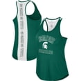 thumbnail image 1 of Women's Colosseum Green Michigan State Spartans 10 Days Racerback Scoop Neck Tank Top, 1 of 3