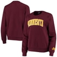 thumbnail image 1 of Women's Colosseum Maroon Minnesota Golden Gophers Campanile Pullover Sweatshirt, 1 of 3