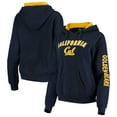 thumbnail image 1 of Women's Colosseum Navy Cal Bears Loud and Proud Pullover Hoodie, 1 of 3