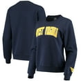 thumbnail image 1 of Women's Colosseum Navy West Virginia Mountaineers Campanile Pullover Sweatshirt, 1 of 3