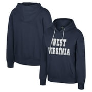 売れ筋商品|||ゲームデイ パーカー・スウェットシャツ アウター レディース Women's Navy West Virginia Mountaineers Twice As Nice Faded Dip-Dye Pullover Sweatshirt Navy West Virginia University Ladies Sweatshirts, West Virginia