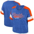 thumbnail image 1 of Women's Colosseum Royal Florida Gators Color Block Scoop Neck T-Shirt, 1 of 3