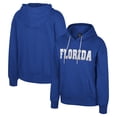 thumbnail image 1 of Women's Colosseum Royal Florida Gators Reflection Rhinestone Drawcord Pullover Hoodie, 1 of 3