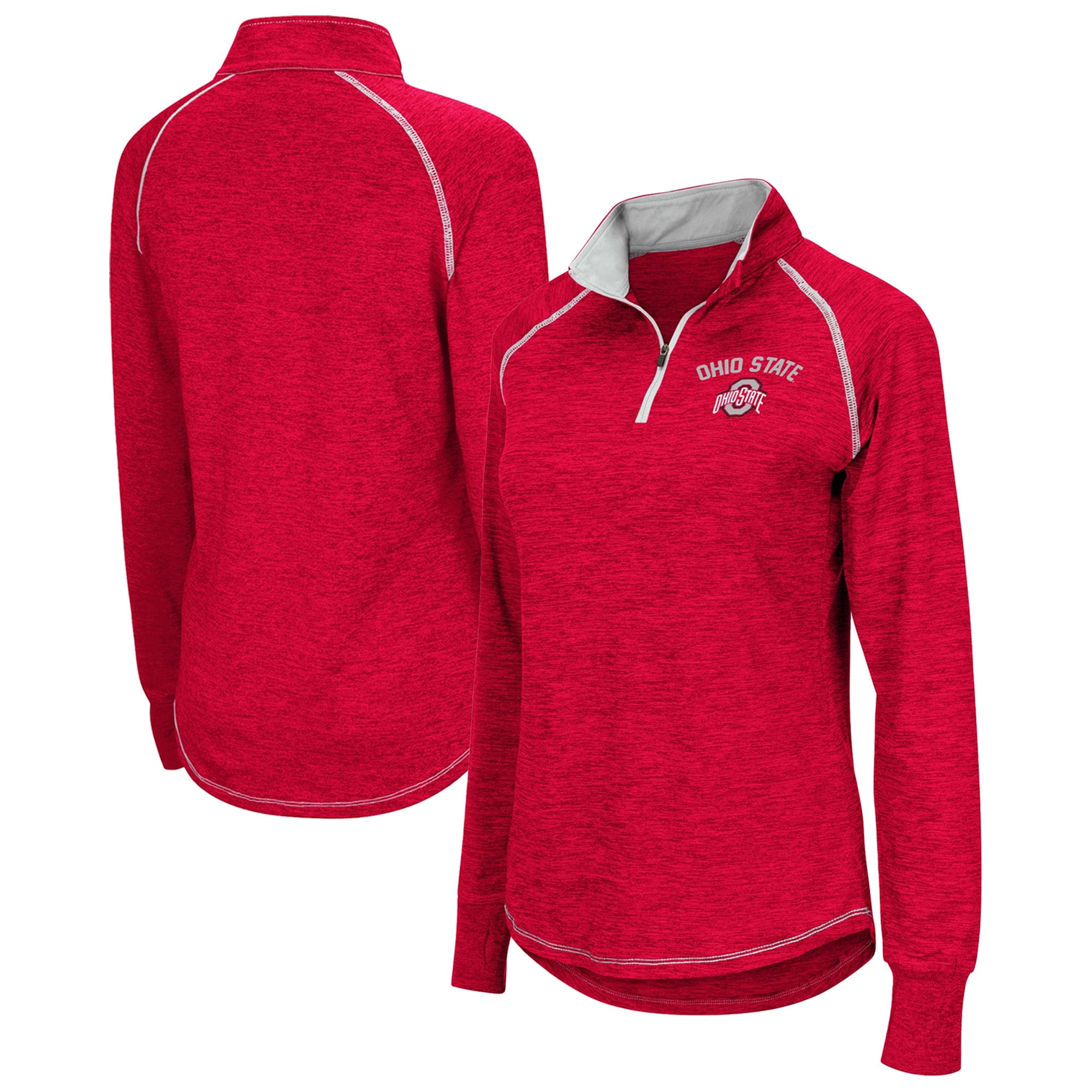 Women's Colosseum Scarlet Ohio State Buckeyes Bikram Lightweight Fitted