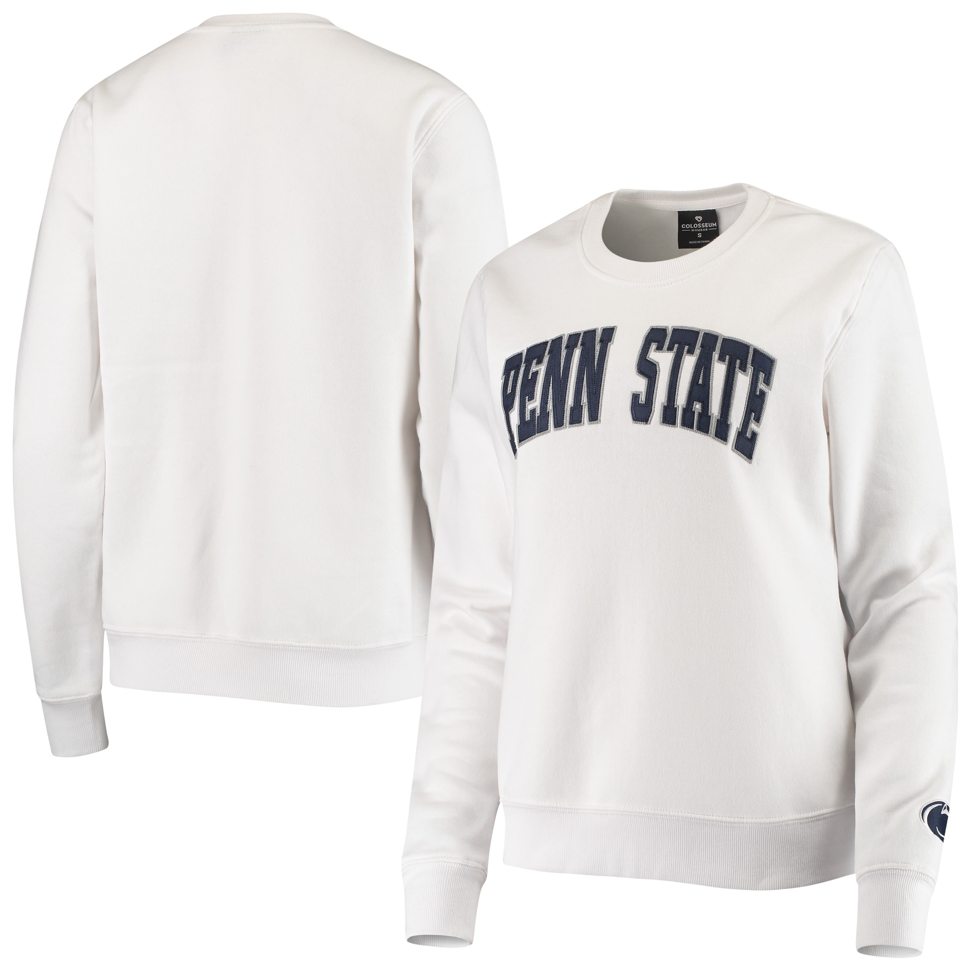 Women's Colosseum White Penn State Nittany Lions Campanile Pullover Sweatshirt - image 1 of 3