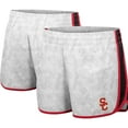 thumbnail image 1 of Women's Colosseum White USC Trojans The Plastics Geo Print Shorts, 1 of 3