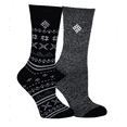 thumbnail image 1 of Women's Columbia 2-Pk. Fairisle Thermal Crew Socks Color: Black Size: N/A, 1 of 2