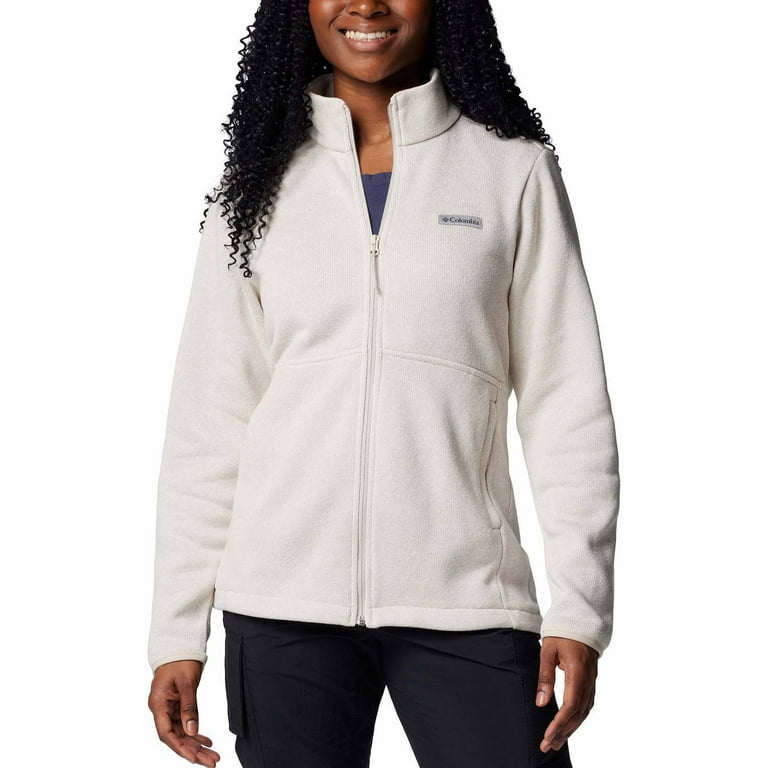 Women s Columbia Alto Pass Full Zip Fleece Jacket Color Dark Stone Heather Size MEDIUM Walmart