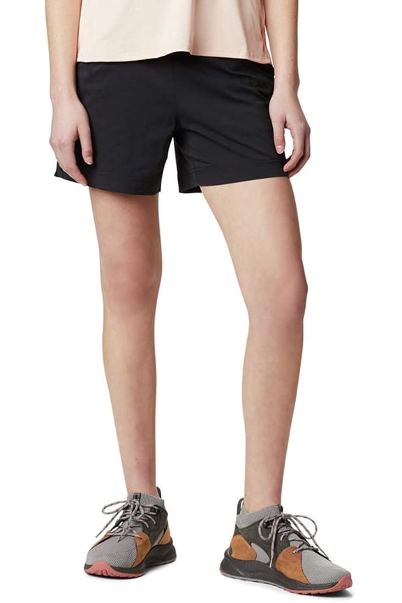 Columbia Womens Anytime Casual Hiking Shorts, Darkblack, Medium/5 Inseam US