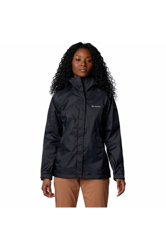 Women's Columbia Arcadia II Lightweight Jacket Color: New Black Size: X LARGE