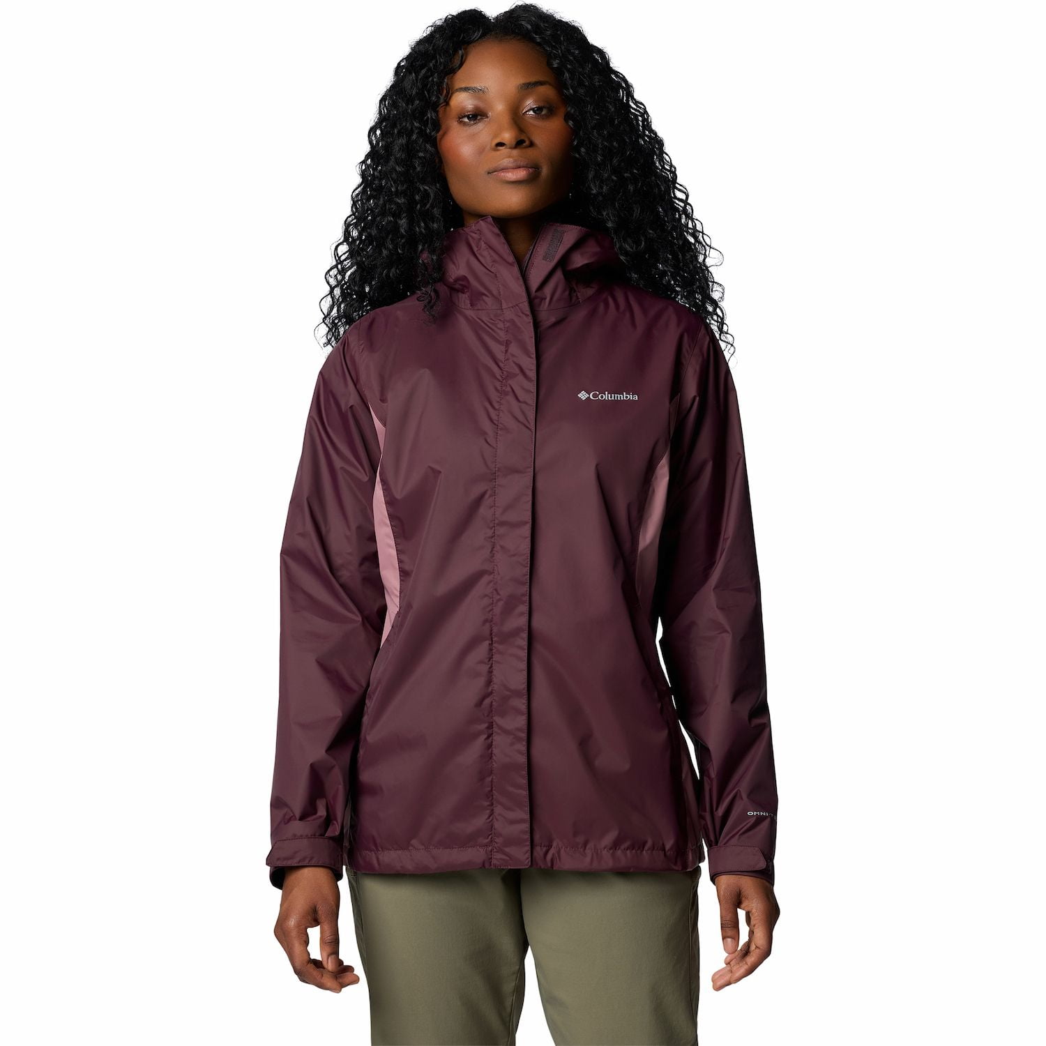 Columbia Arcadia II RL2436-610 Rain Jacket Women's Moonvista Fig