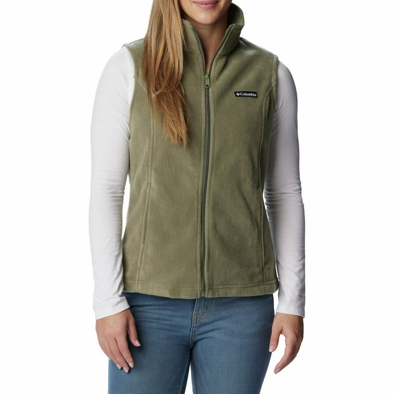 Women's Columbia Benton Springs Vest Color: Stone Green Size