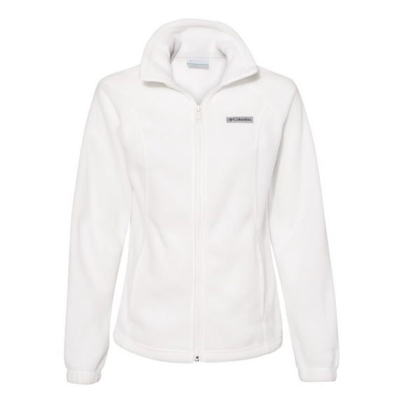 Women's Columbia Benton Springs Zip-Front Fleece Jacket Color: Sea Salt Size: SMALL