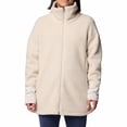 thumbnail image 1 of Women's Columbia Blue Point Creek Zip Front Fleece Jacket Color: Dark Stone Size: X LARGE, 1 of 4