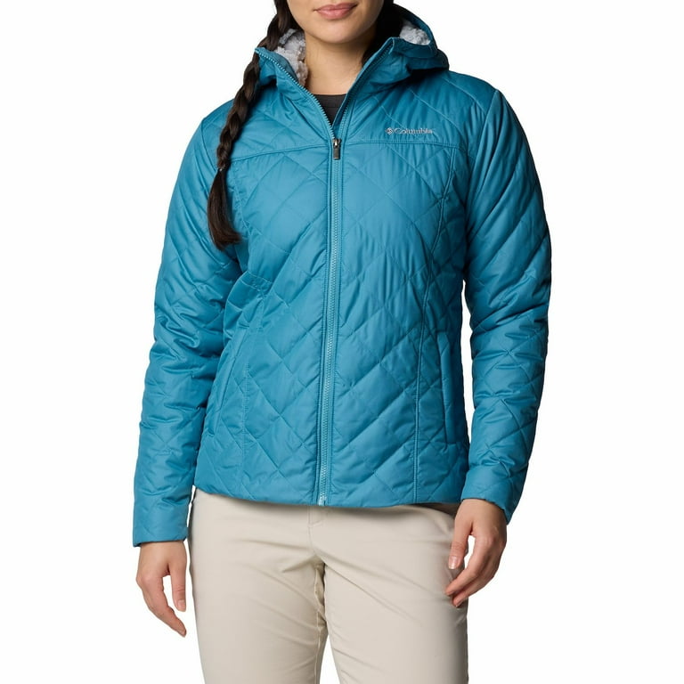Women's Columbia Copper Crest II Hooded Jacket Color: Canyon Blue