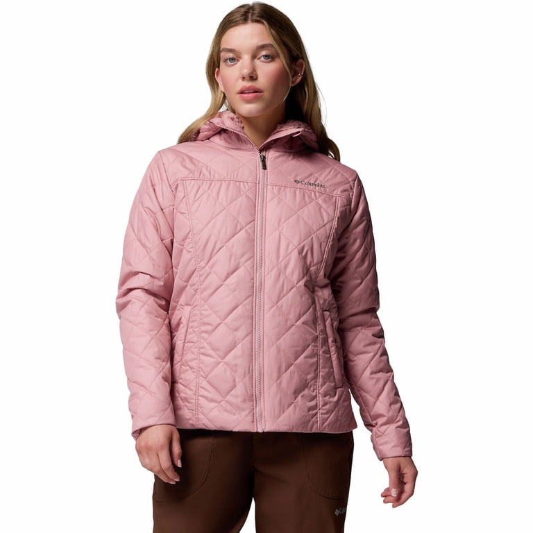 Women's Columbia Copper Crest II Hooded Jacket Color: Eraser Pink
