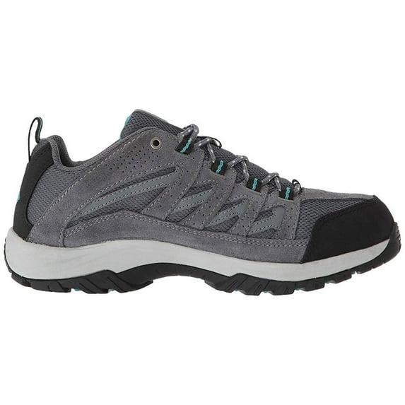 Columbia Womens Crestwood Hiking Shoe, Graphite/Pacific Rim, 6
