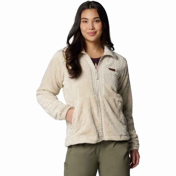 Women's Columbia Fire Side III Full Zip Jacket Color: Dark Stone Size: X LARGE