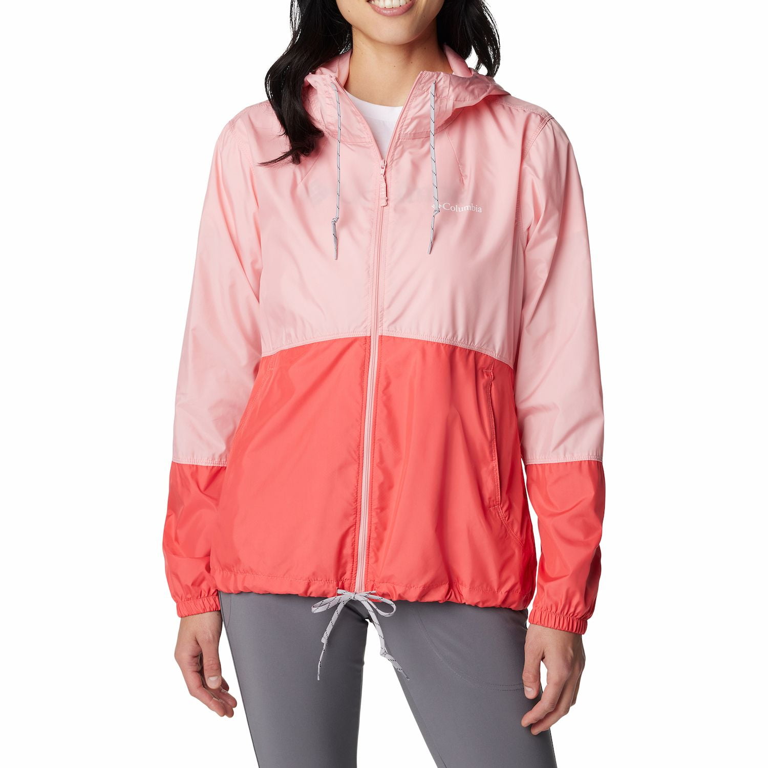 Women's Columbia Flash Forward Hood Colorblock Windbreaker