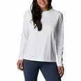 thumbnail image 1 of Women's Columbia Fork Stream UPF 50 Long-Sleeve Active Shirt Color: White Size: LARGE, 1 of 4