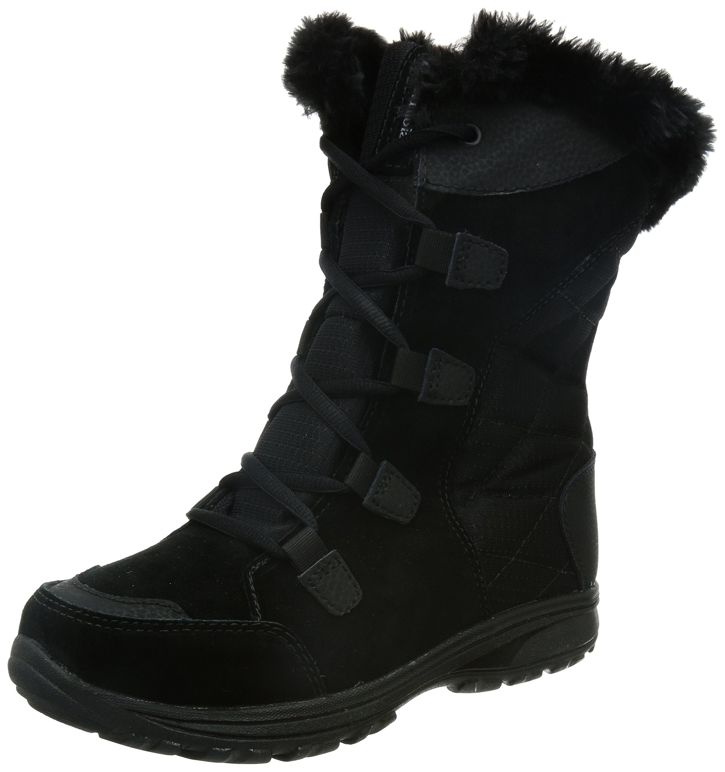 Columbia Womens Ice Maiden II Snow Boot 11 Black/Columbia Grey