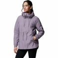 thumbnail image 1 of Women's Columbia Lillian Ridge II Rain Jacket Color: Shale Purple Size: X LARGE, 1 of 4