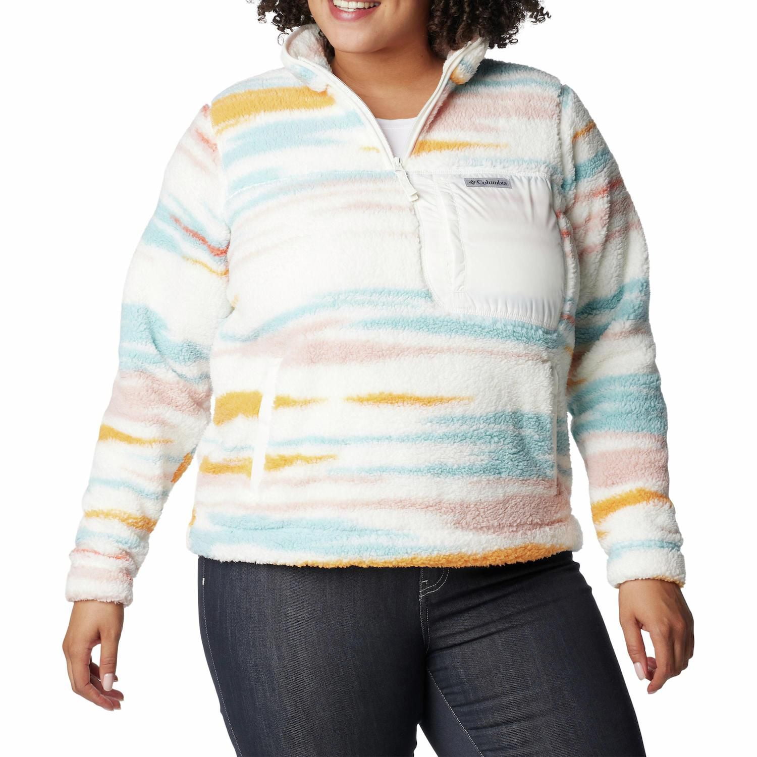 Women's Columbia Plus West Bend 1/4 Zip Pullover Color Sea Salt