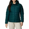 thumbnail image 1 of Women's Columbia Powder Lite II Hooded Jacket Color: Midnight Teal Size: X LARGE, 1 of 4