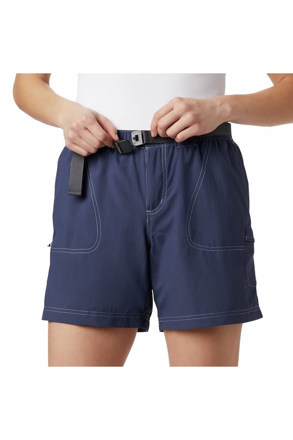 Women's Columbia Sandy River Water-Resistant Cargo Shorts Color: Nocturnal Size: SMALL