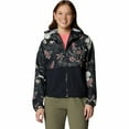 thumbnail image 1 of Columbia Women's Spire Valley Printed Windbreaker, Black Outbacked/Black, Medium, 1 of 4