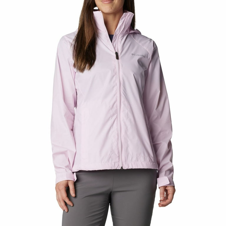 Women s Columbia Switchback III Hooded Packable Jacket Color Pink Dawn Size LARGE Walmart