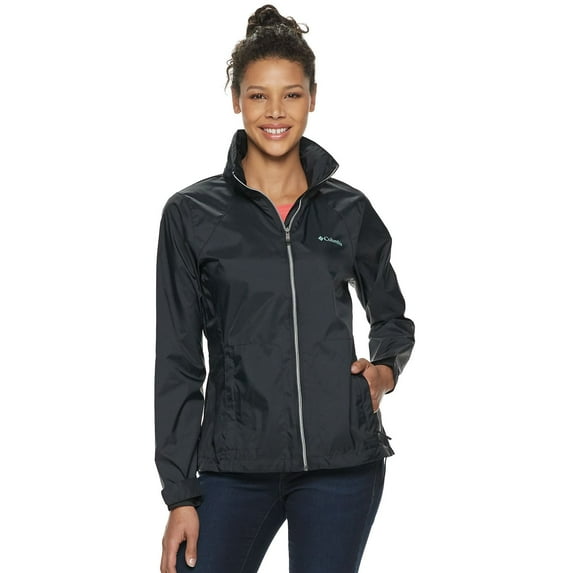 Women's Columbia Switchback III Hooded Packable Jacket Color: Black Size: X LARGE