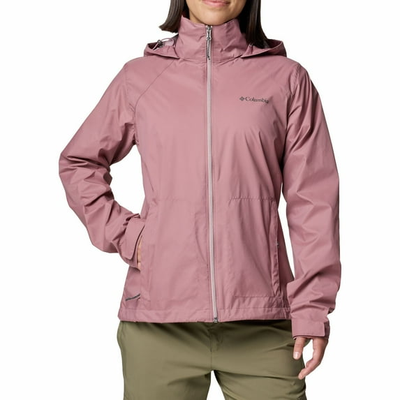 Women's Columbia Switchback IV Packable Rain Jacket Color: Fig Size: MEDIUM