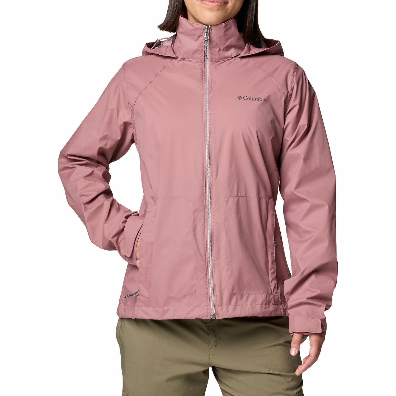 Women's Columbia Switchback IV Packable Rain Jacket Color: Fig
