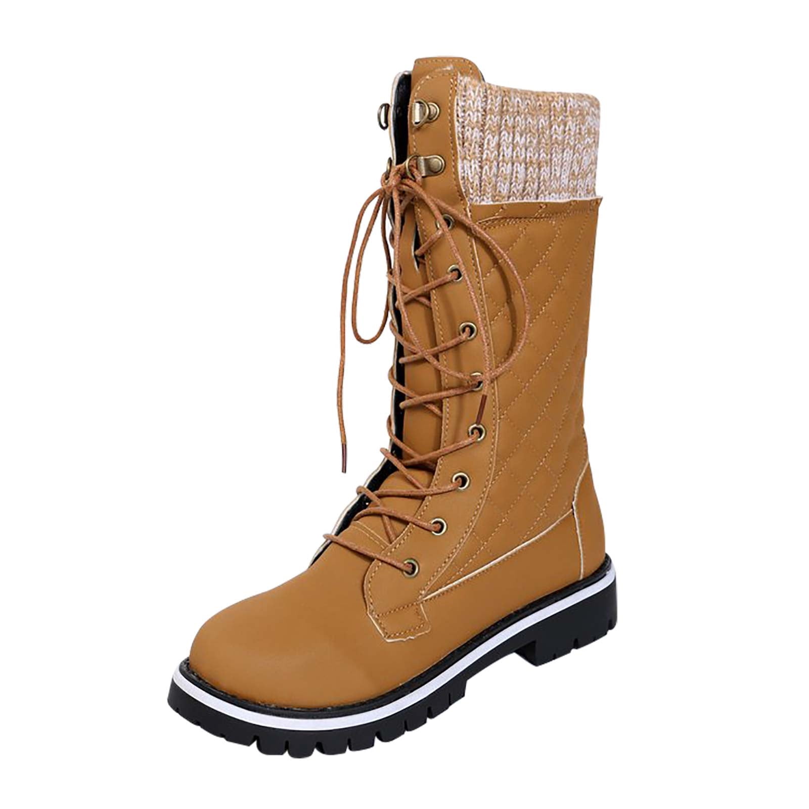 Women-s-Combat-Boots-Mid-Calf-