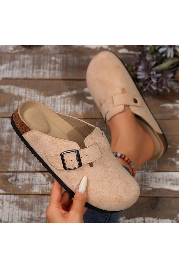 Women’s Comfort Beach Sandals & Slides with Cork Footbed – Beach Essentials for Women