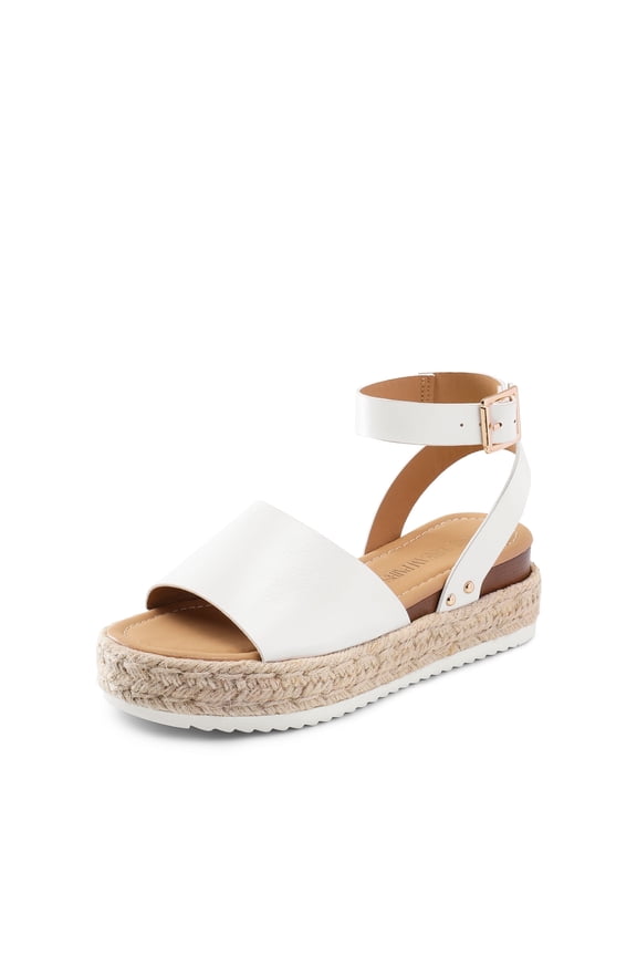 Women's Comfort Elastic Ankle Strap Shoes Espadrilles Wedge Sandals&nbsp;