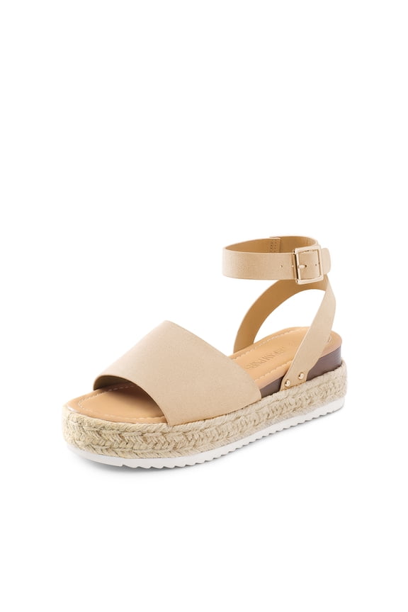 Women's Comfort Elastic Ankle Strap Shoes Espadrilles Wedge Sandals wide available