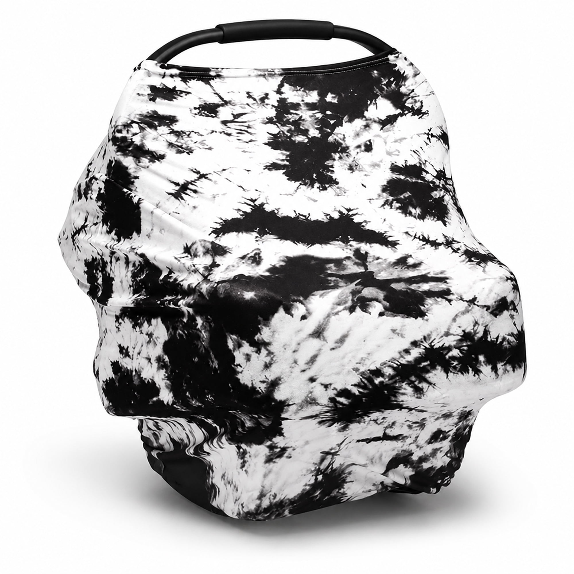 Baby Car Seat Cover & Nursing Cover for Breastfeeding, Stretchy Multi-Use Carseat Canopy, Stroller Cover, Shopping Cart & High Chair Cover