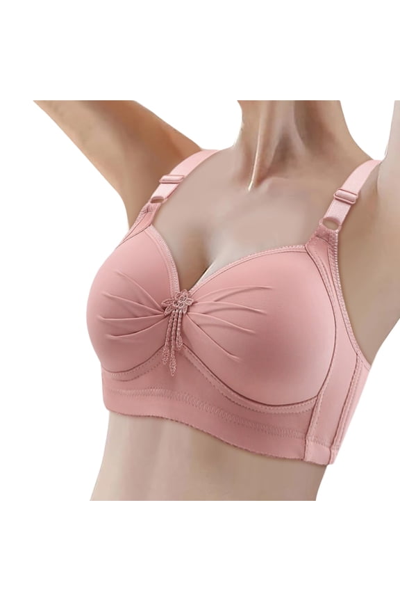 Women's Comfort Four Bra Longline, Wide Elastic Back, Lace Underwire, 80% Nylon 20% Spandex, Comfortable for Daily, Dating & Sports, Multiple Sizes