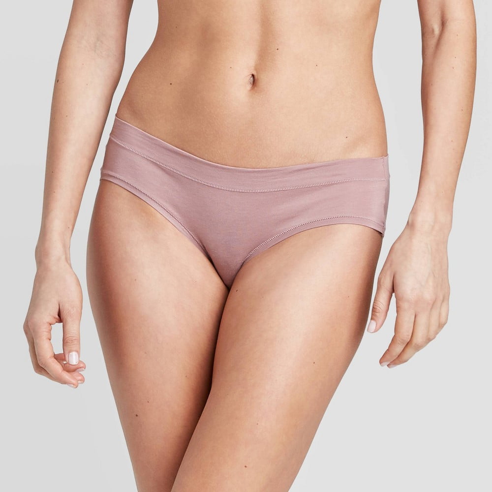 Women's Comfort Hipster Underwear - Auden Mauve M, Pink