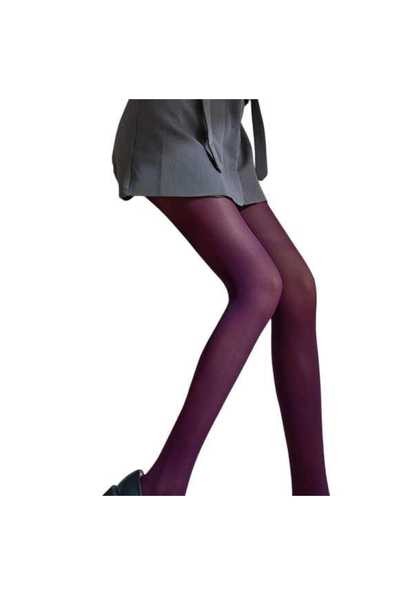 Women's Comfort Opaque Control Top Tights Stretch Pantyhose Costume