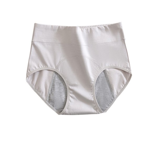 Women's Comfort, Period Underwear Pack, Light Leaks Period Panties, Light Protection Underwear Gray 3XL