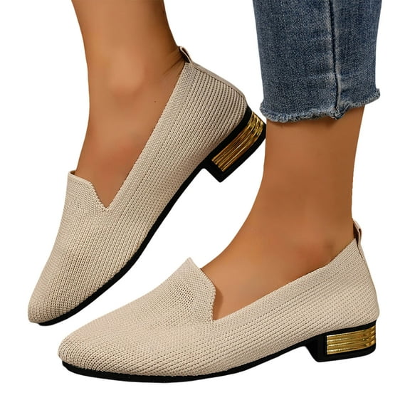 Women's Comfort Sandals with Arch Support Summer Walking Women's Ballerina On Shoes Non Knitted Trainers Comfortable Breathable Summer Sporty Women Flat Shoes Comfort Shoes